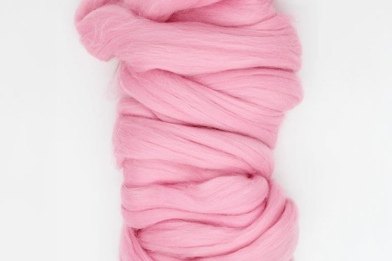 the pink loop - materials for both crochet and knitting